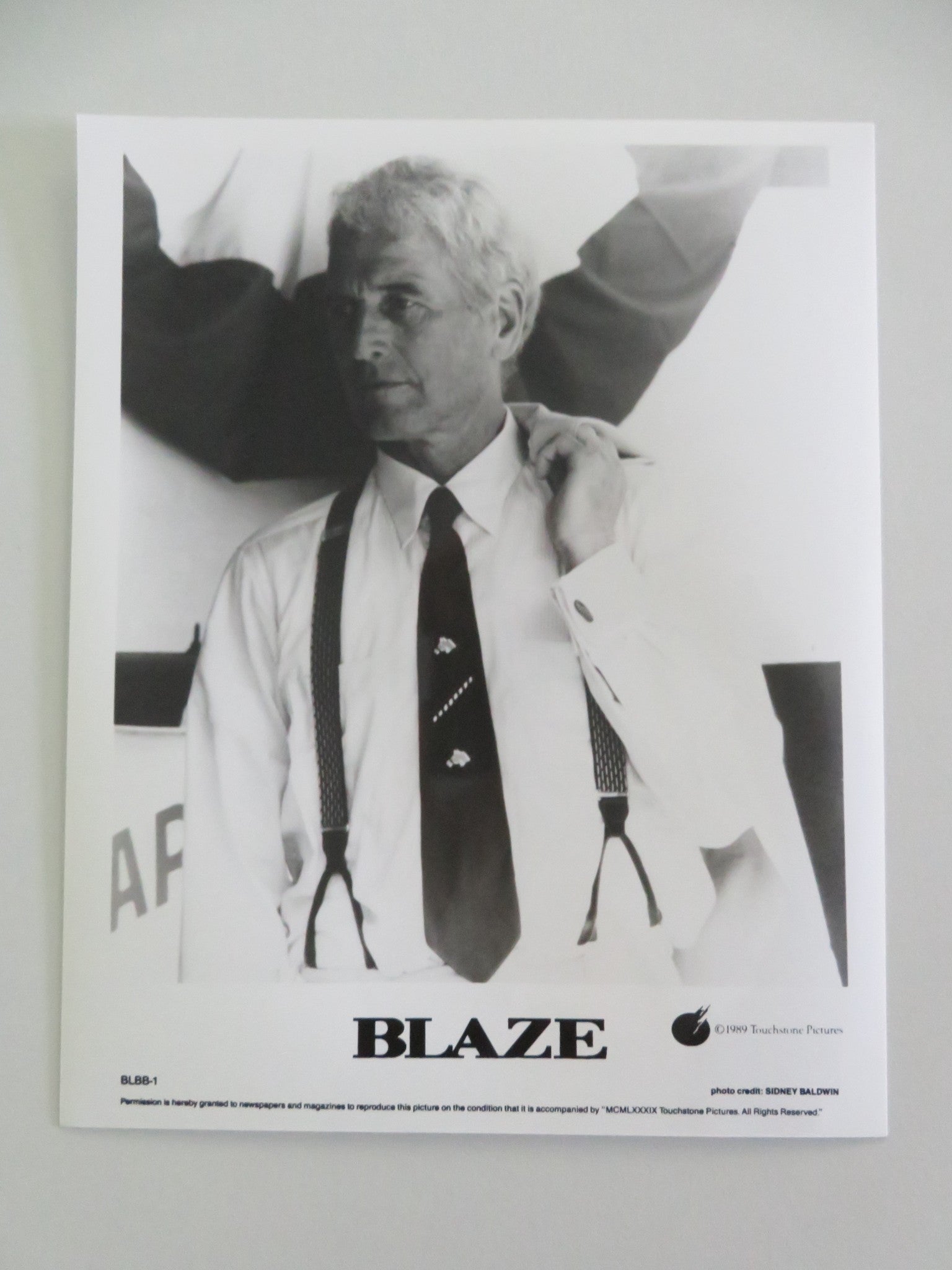 BLAZE MOVIE STILL PHOTO LOT OF 8 PAUL NEWMAN LOLITA DAVIDOVICH 1989 Movie posters