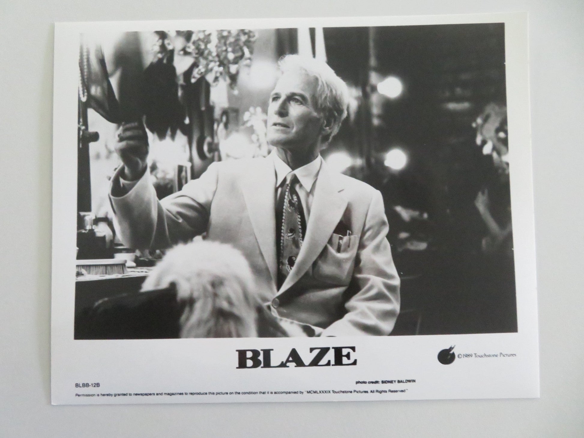 BLAZE MOVIE STILL PHOTO LOT OF 8 PAUL NEWMAN LOLITA DAVIDOVICH 1989 Movie posters