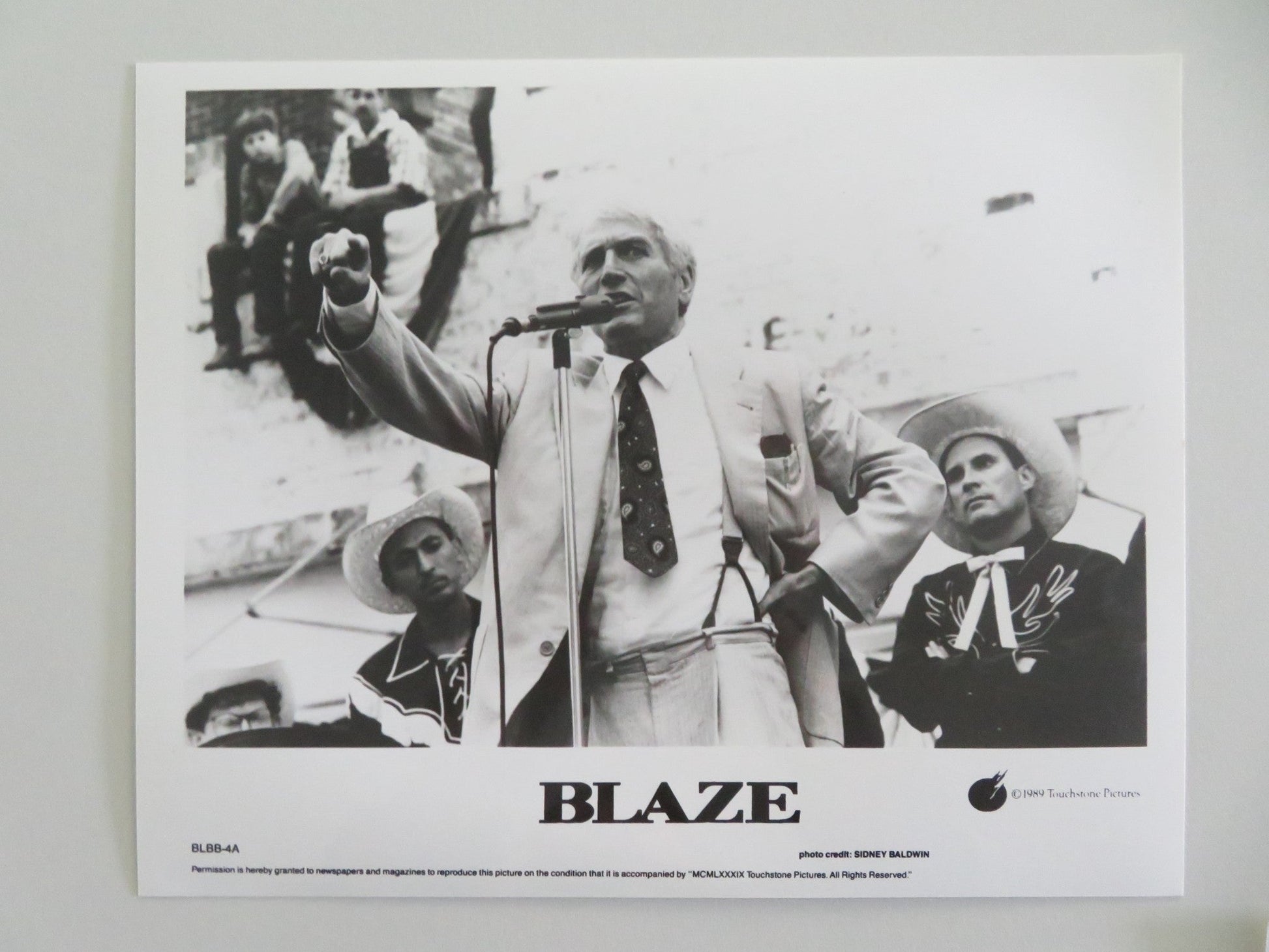 BLAZE MOVIE STILL PHOTO LOT OF 8 PAUL NEWMAN LOLITA DAVIDOVICH 1989 Movie posters