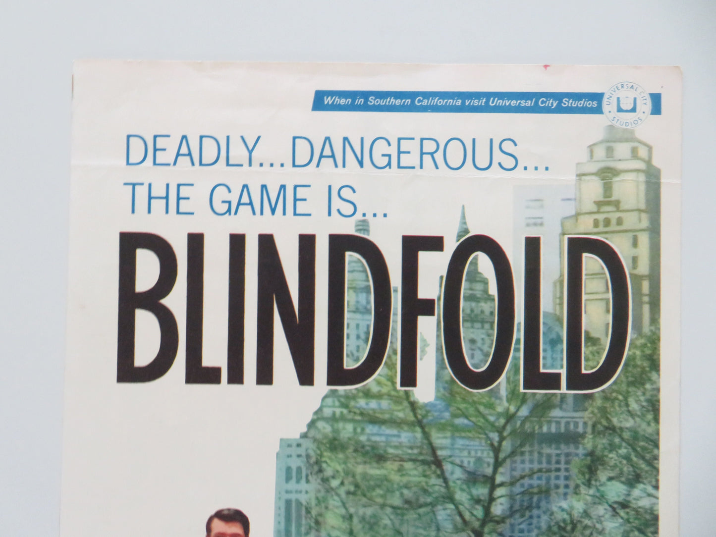 Blindfold US Insert Poster Rock Hudson Claudia Cardinale 1966 Movie posters