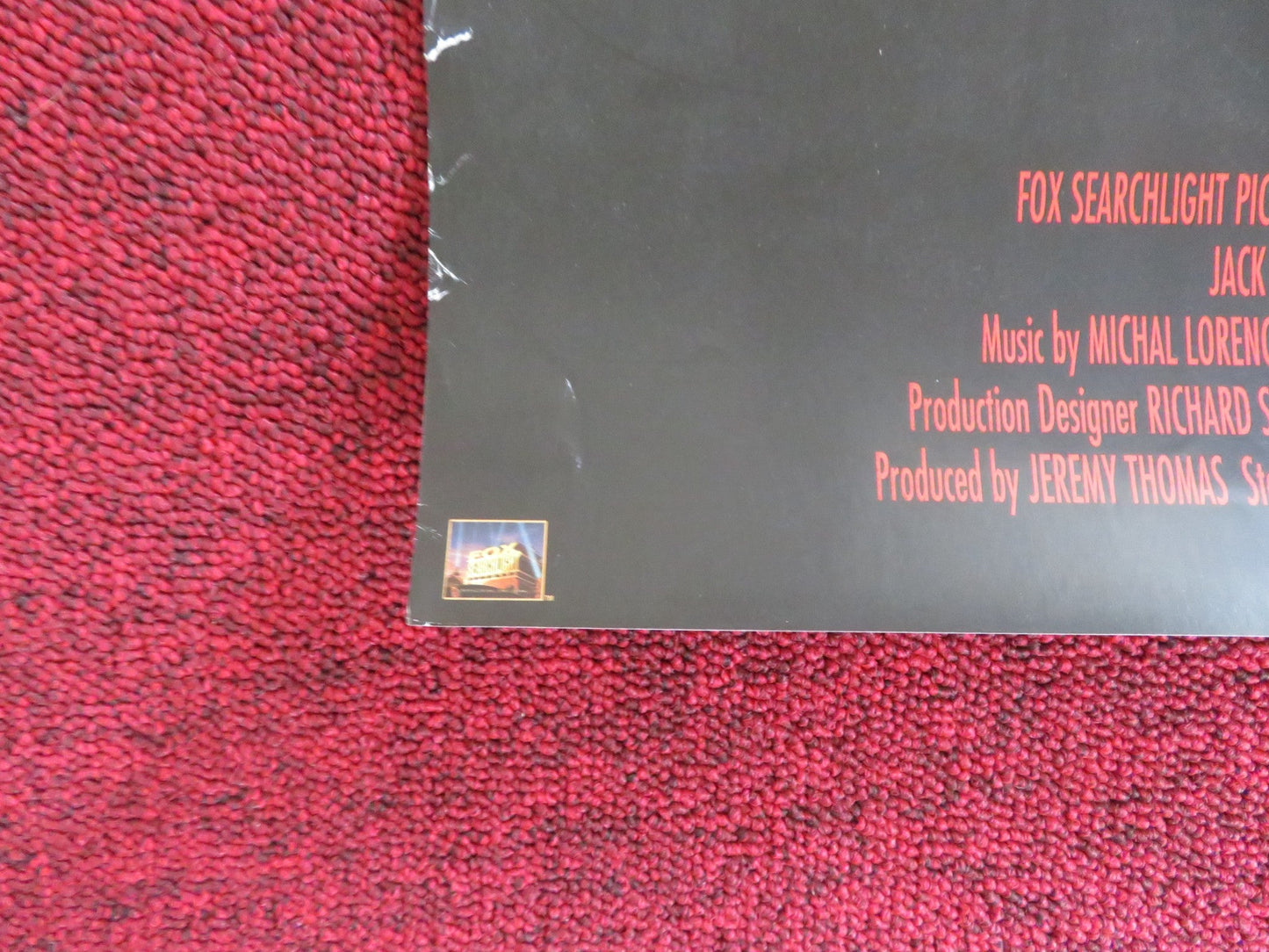 BLOOD AND WINE VHS VIDEO POSTER JACK NICHOLSON STEPEHEN DORFF 1996 Rendezvous Cinema Movie posters