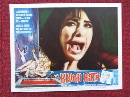 BLOOD BATH US LOBBY CARD FULL SET WILLIAM CAMPBELL MARRISA MATHES 1966 Rendezvous Cinema Movie posters