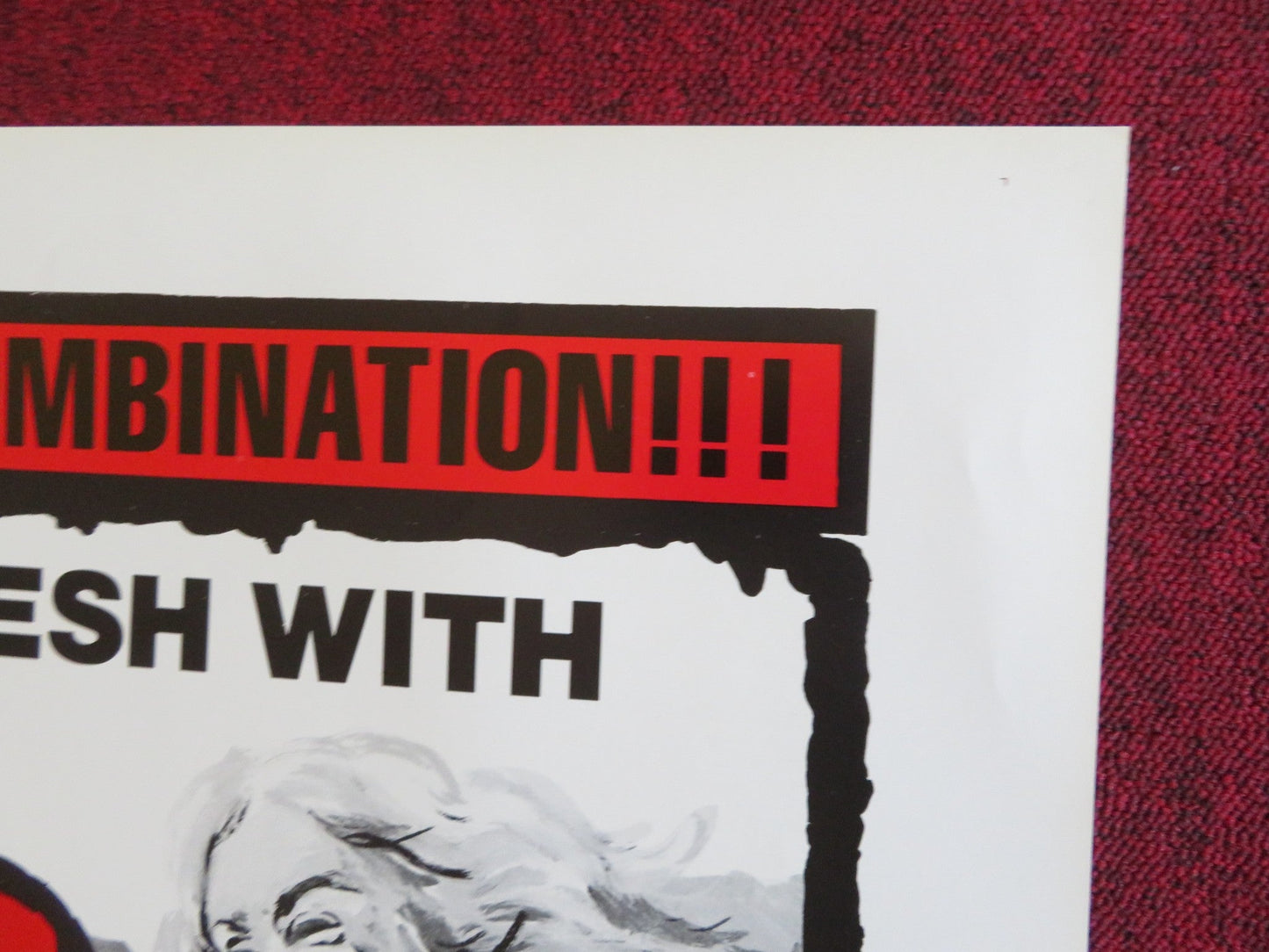 BLOOD LUST /BLOOD MANIA US TRI FOLDED ONE SHEET ROLLED POSTER 1970s Rendezvous Cinema Movie posters