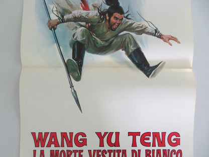 BLOOD OF THE DRAGON ITALIAN LOCANDINA POSTER JIMMY WANG YU CHIAO CHIAO 1973 Movie posters