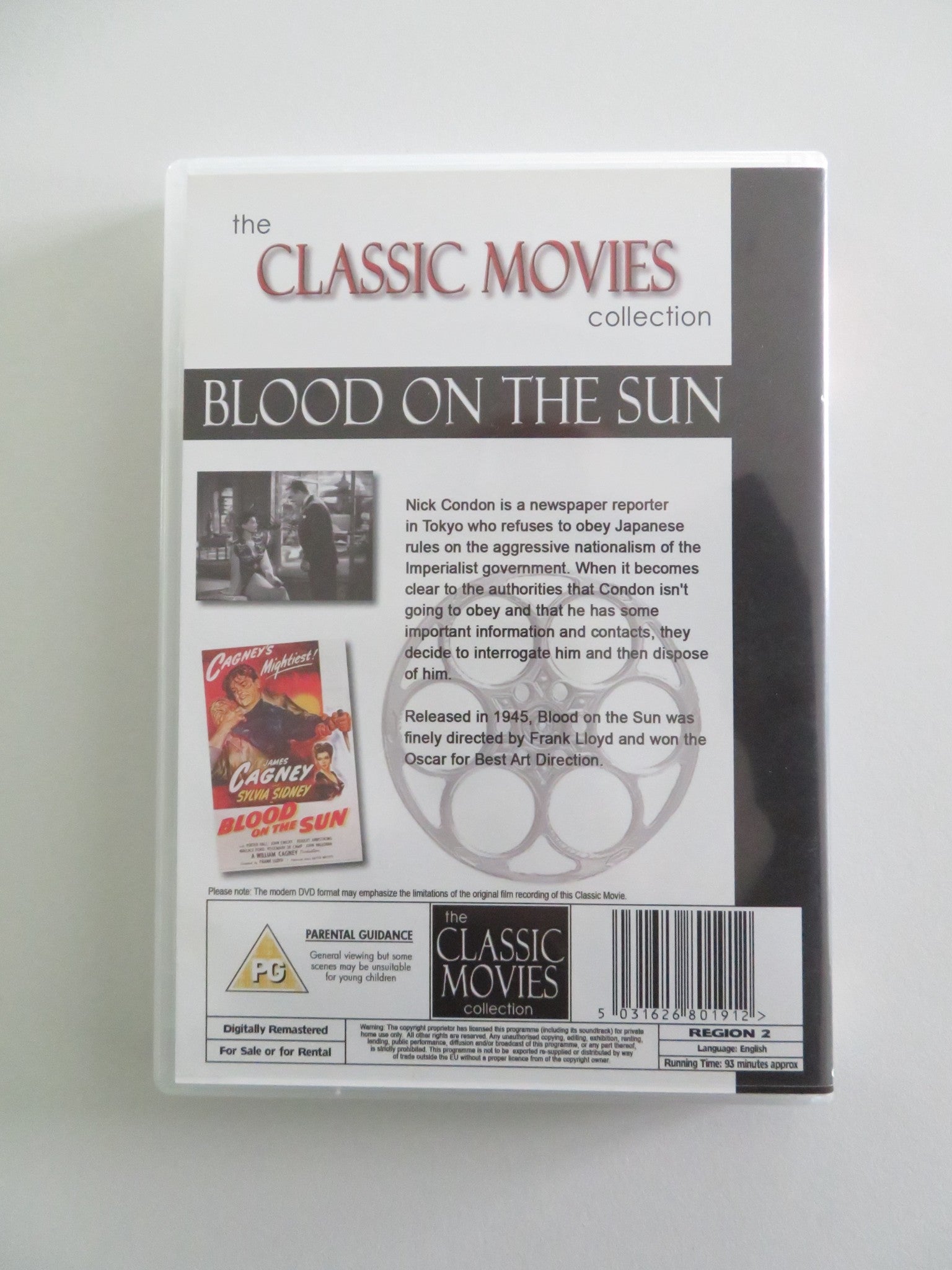 BLOOD ON THE SUN (DVD) JAMES CAGNEY SYLVIA SIDNEY 1945 REGION 2 Rendezvous Cinema Movie posters