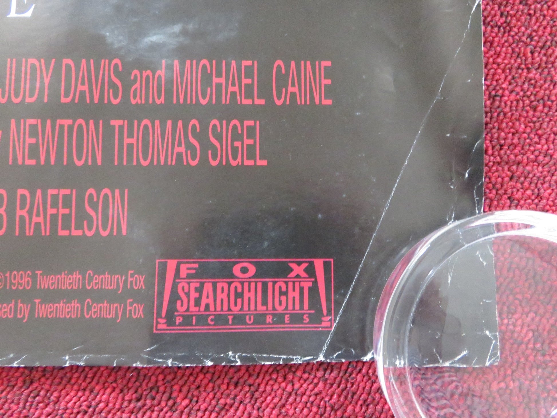 BLOOD & WINE UK QUAD ROLLED POSTER JACK NICHOLSON STEPHEN DORF 1996 Rendezvous Cinema Movie posters