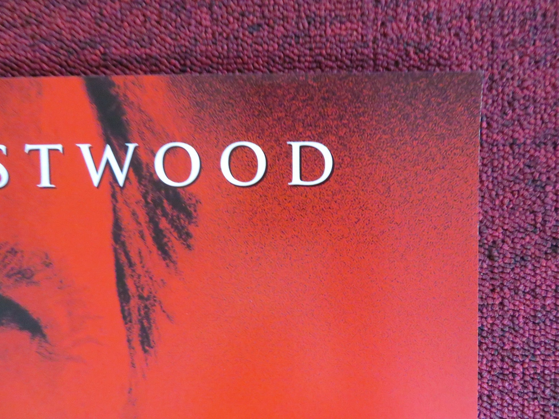 BLOOD WORK VHS VIDEO POSTER CLINT EASTWOOD JEFF DANIELS 2002 Rendezvous Cinema Movie posters