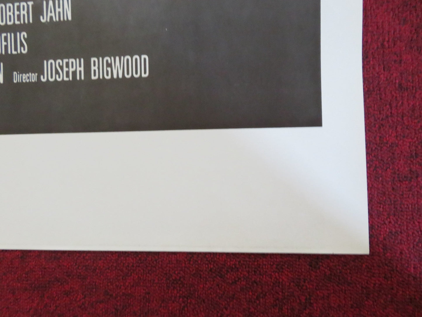 BLOODRACE US TRI FOLDED ONE SHEET ROLLED POSTER IAN SCOTT J. BERGAN 1980 Rendezvous Cinema Movie posters