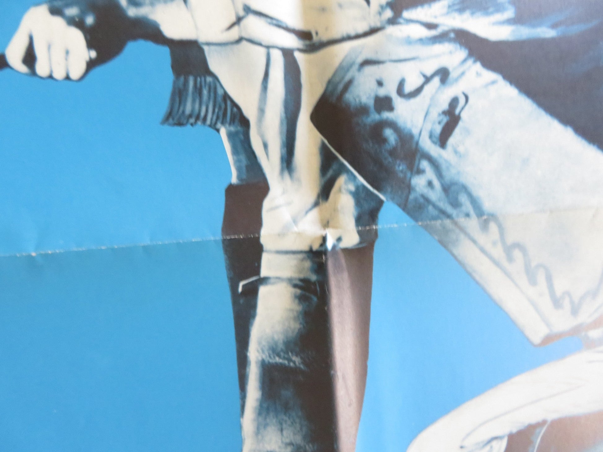 BLUE - A FOLDED US ONE SHEET POSTER TERENCE STAMP JOANNA PETTET 1968 Rendezvous Cinema Movie posters