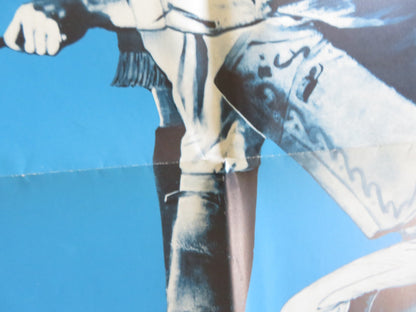 BLUE - A FOLDED US ONE SHEET POSTER TERENCE STAMP JOANNA PETTET 1968 Rendezvous Cinema Movie posters