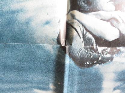 BLUE - A FOLDED US ONE SHEET POSTER TERENCE STAMP JOANNA PETTET 1968 Rendezvous Cinema Movie posters