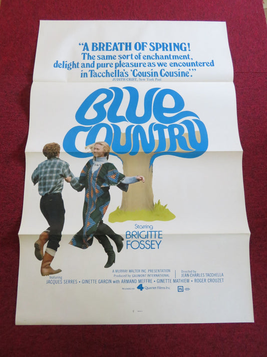 BLUE COUNTRY US TRI FOLDED ONE SHEET ROLLED POSTER BRIGITTE FOSSEY 1978 Rendezvous Cinema Movie posters