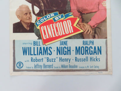 Blue Grass of Kentucky US Insert Poster Bill Williams Jane Nigh 1950 Movie posters