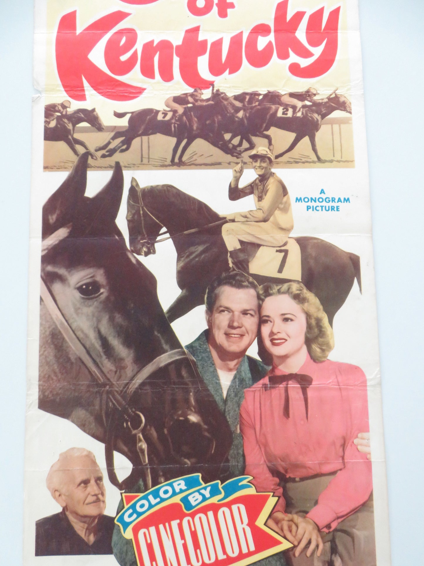 Blue Grass of Kentucky US Insert Poster Bill Williams Jane Nigh 1950 Movie posters