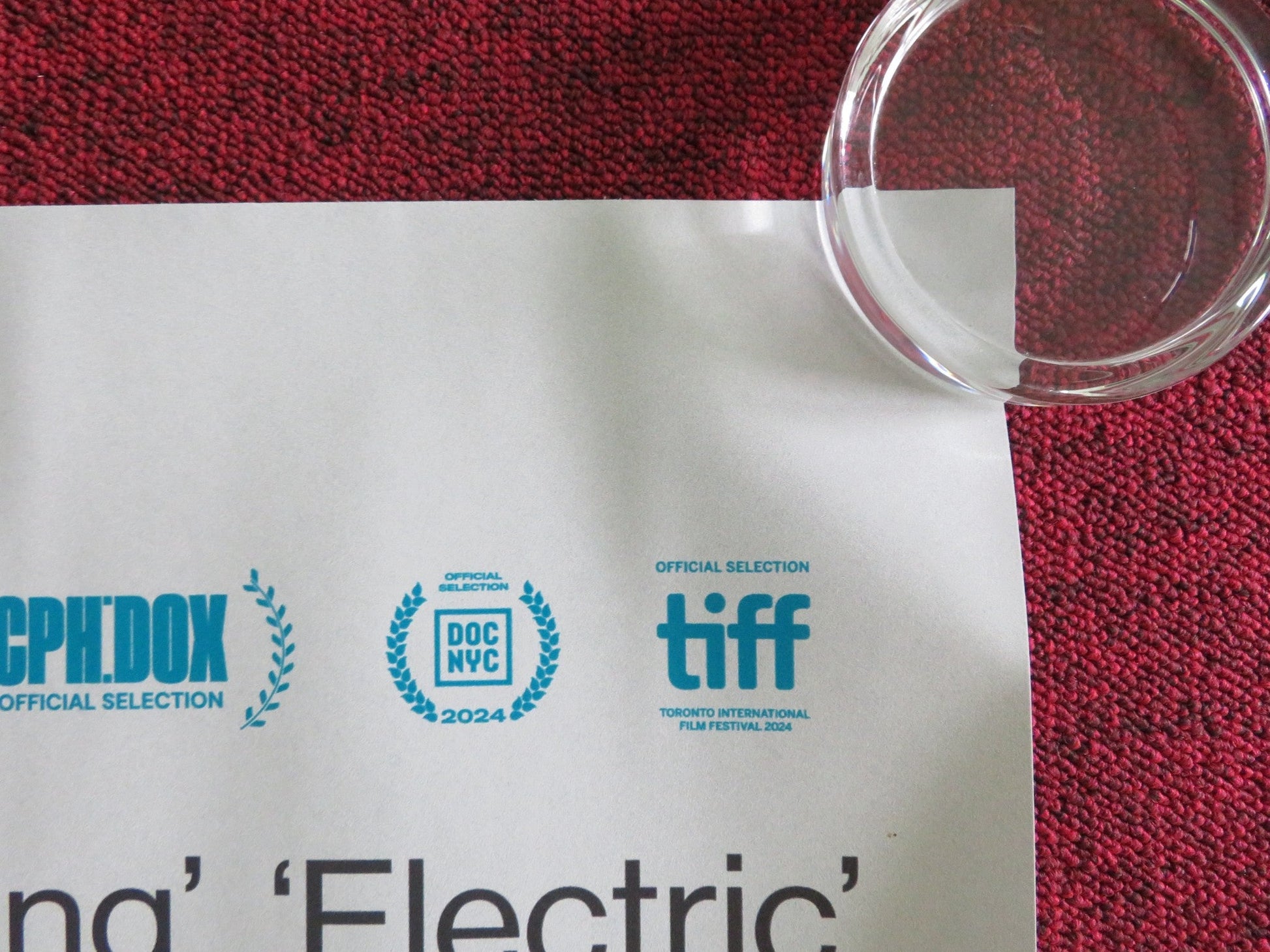 Blue Road: The Edna O'brien Story UK QUAD ROLLED POSTER JESSIE BUCKLEY 2024 Movie posters