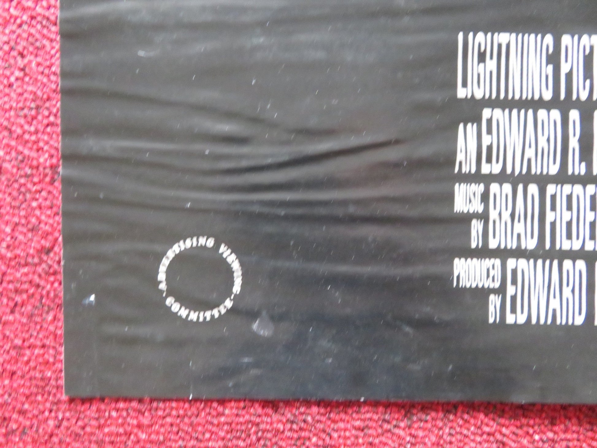 BLUE STEEL UK QUAD POSTER FOLDED JAMIE LEE CURTIS RON SILVER 1990 Rendezvous Cinema Movie posters