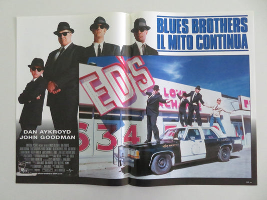 Blues Brothers 2000 Italian Fotobusta Poster Dan Aykroyd John Goodman 1998 Movie posters
