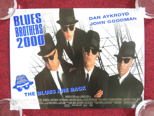 BLUES BROTHERS 2000 UK MINI QUAD POSTER DAN AYKROYD JOHN GOODMAN 1998 Rendezvous Cinema Movie posters