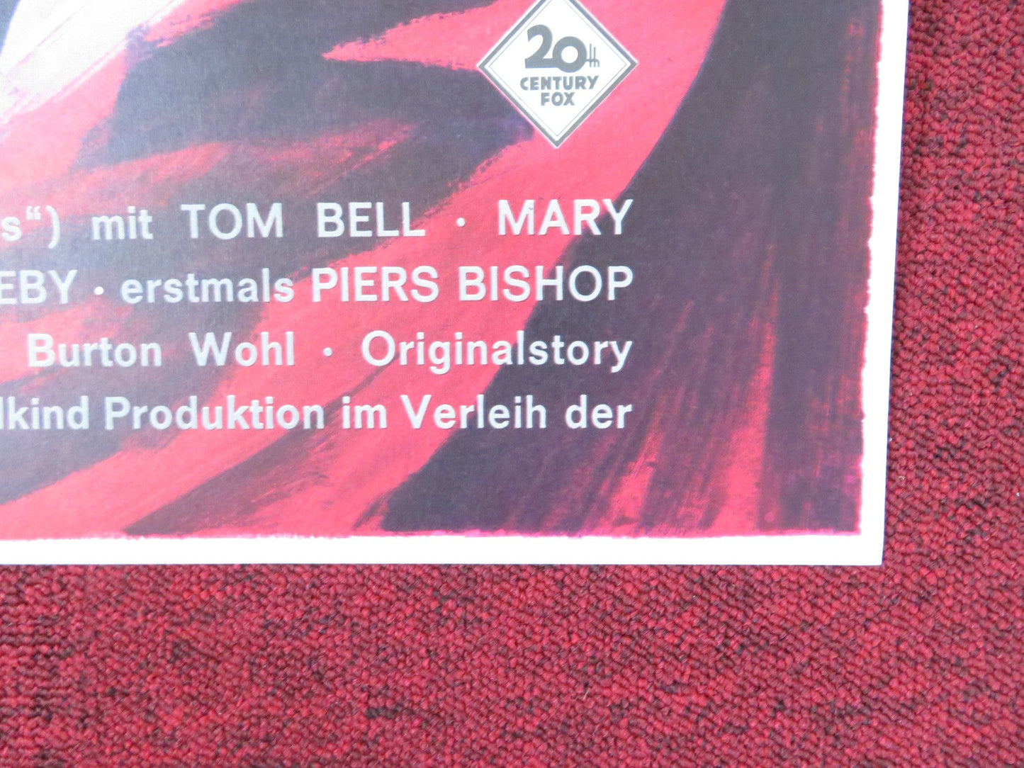 BLUES FOR LOVERS GERMAN A1 POSTER FOLDED RAY CHARLES TOM BELL 1967 Rendezvous Cinema Movie posters