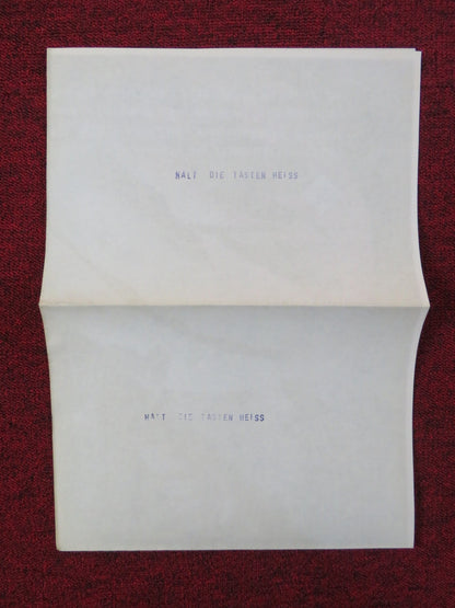 BLUES FOR LOVERS GERMAN A1 POSTER FOLDED RAY CHARLES TOM BELL 1967 Rendezvous Cinema Movie posters