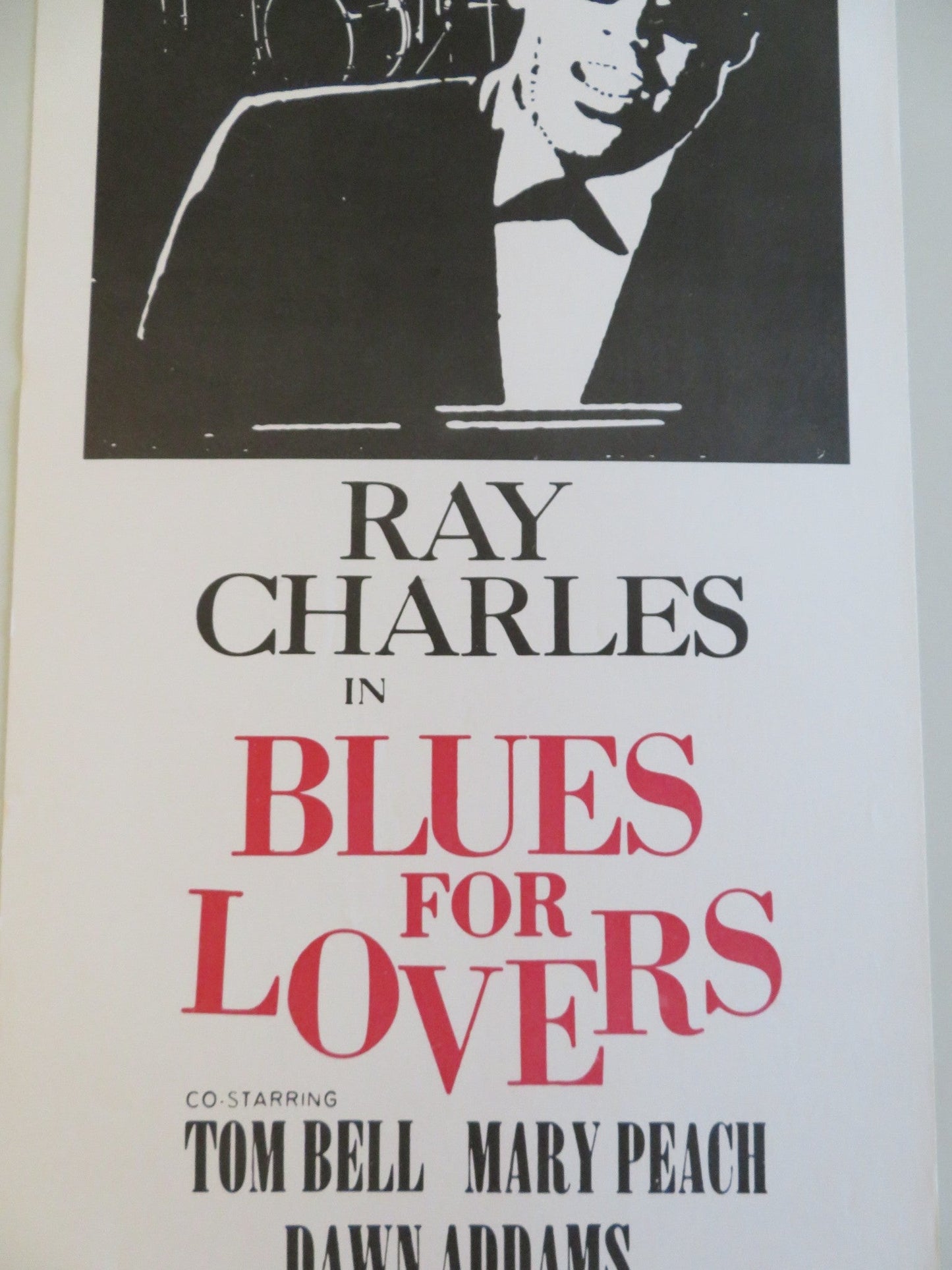 BLUES FOR LOVERS US INSERT POSTER RAY CHARLES TOM BELL 1966 Rendezvous Cinema Movie posters