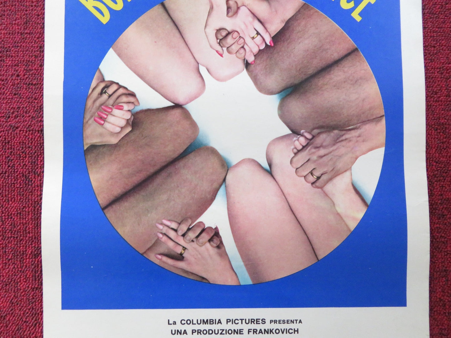 BOB & CAROL & TED & ALICE ITALIAN LOCANDINA POSTER ELLIOTT GOULD D. CANNON 1970 Rendezvous Cinema Movie posters