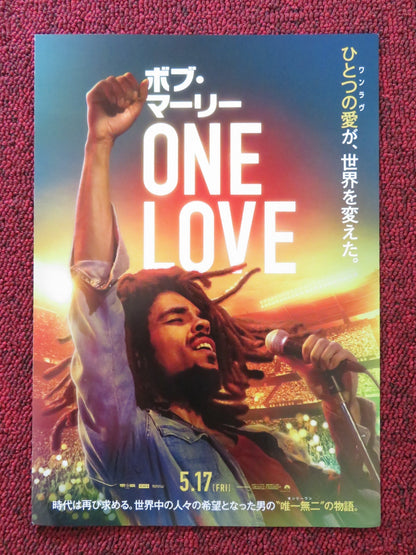BOB MARLEY: ONE LOVE - B JAPANESE CHIRASHI (B5) POSTER KINGSLEY BEN - ADIR 2024 Rendezvous Cinema Movie posters