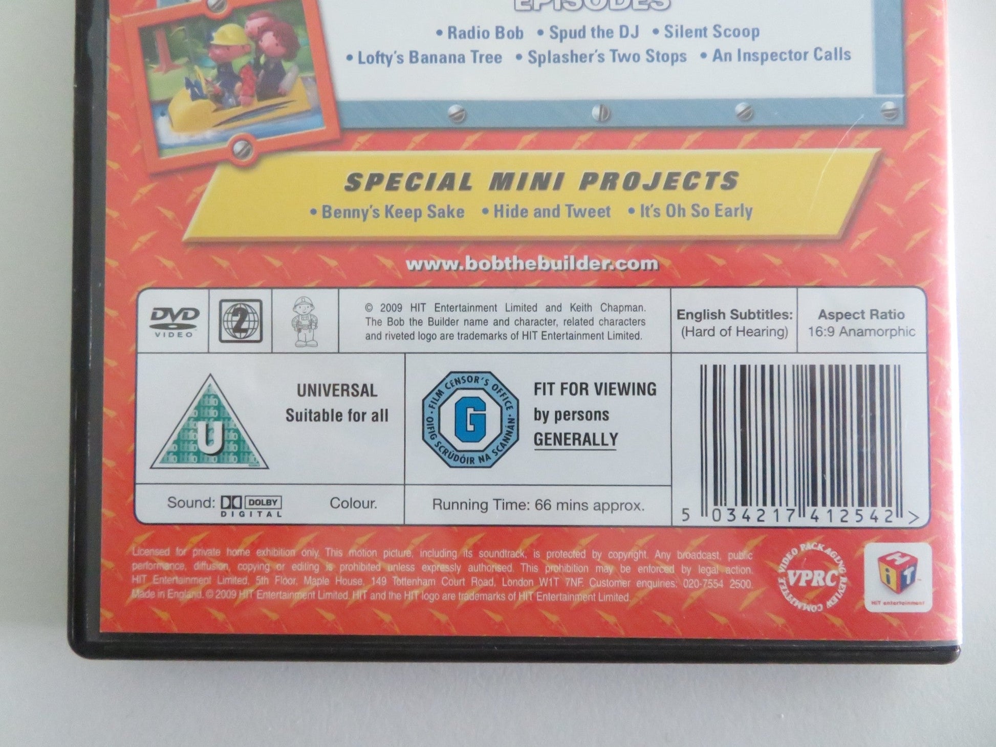 BOB THE BUILDER: RADIO BOB (DVD) NEIL MORRISSEY RUPERT DEGAS 2009 REGION 2 Movie posters