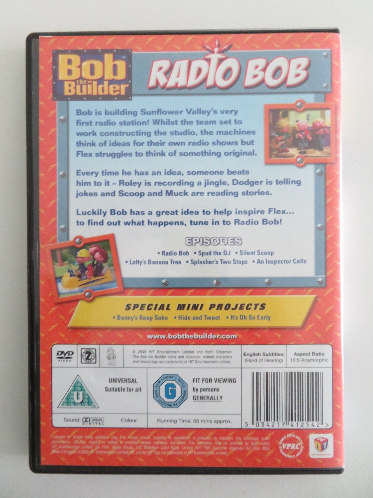 BOB THE BUILDER: RADIO BOB (DVD) NEIL MORRISSEY RUPERT DEGAS 2009 REGION 2 Movie posters