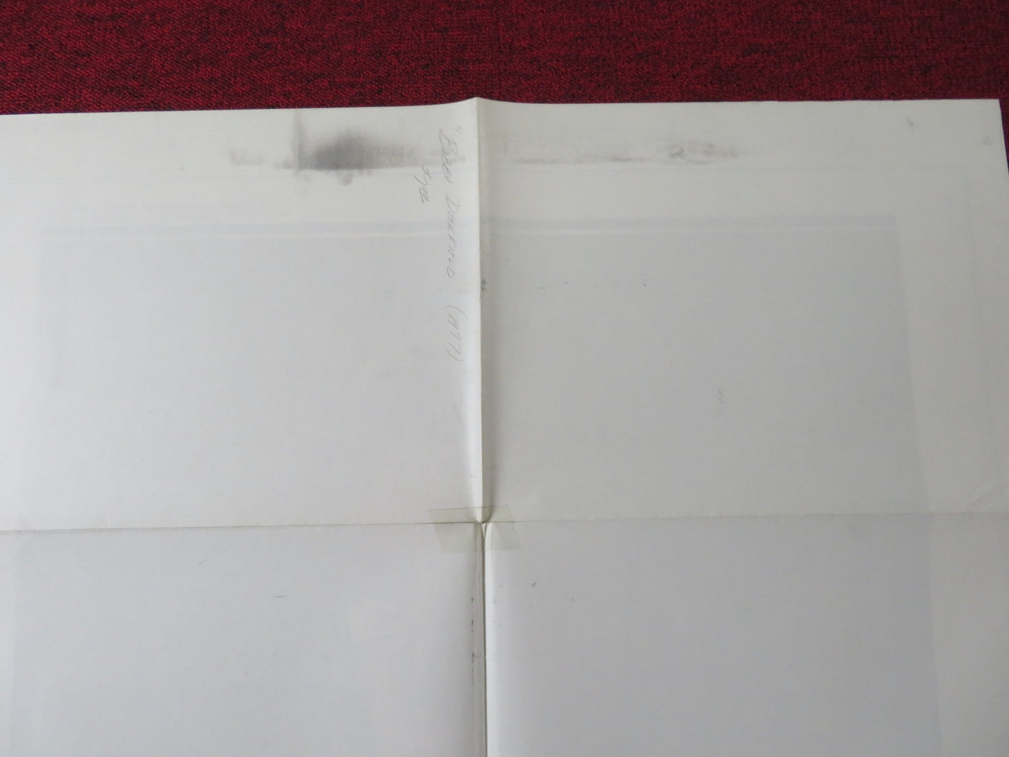 BOBBY DEERFIELD FOLDED US ONE SHEET POSTER AL PACINO MARTHE KELLER 1977 Rendezvous Cinema Movie posters