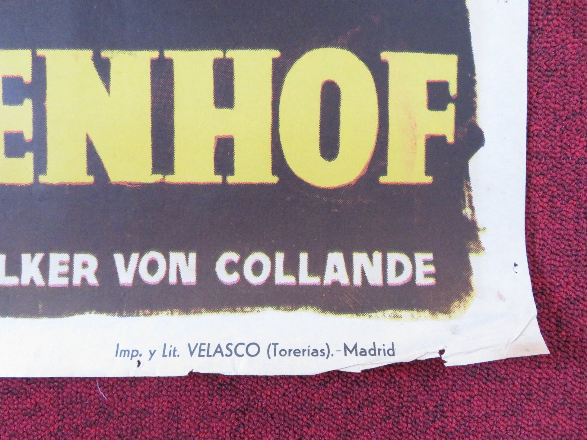 BODA EN IMMENHOF SPANISH POSTER ANGELIKA MEISSNER HEIDI BRUHL 1957 Rendezvous Cinema Movie posters