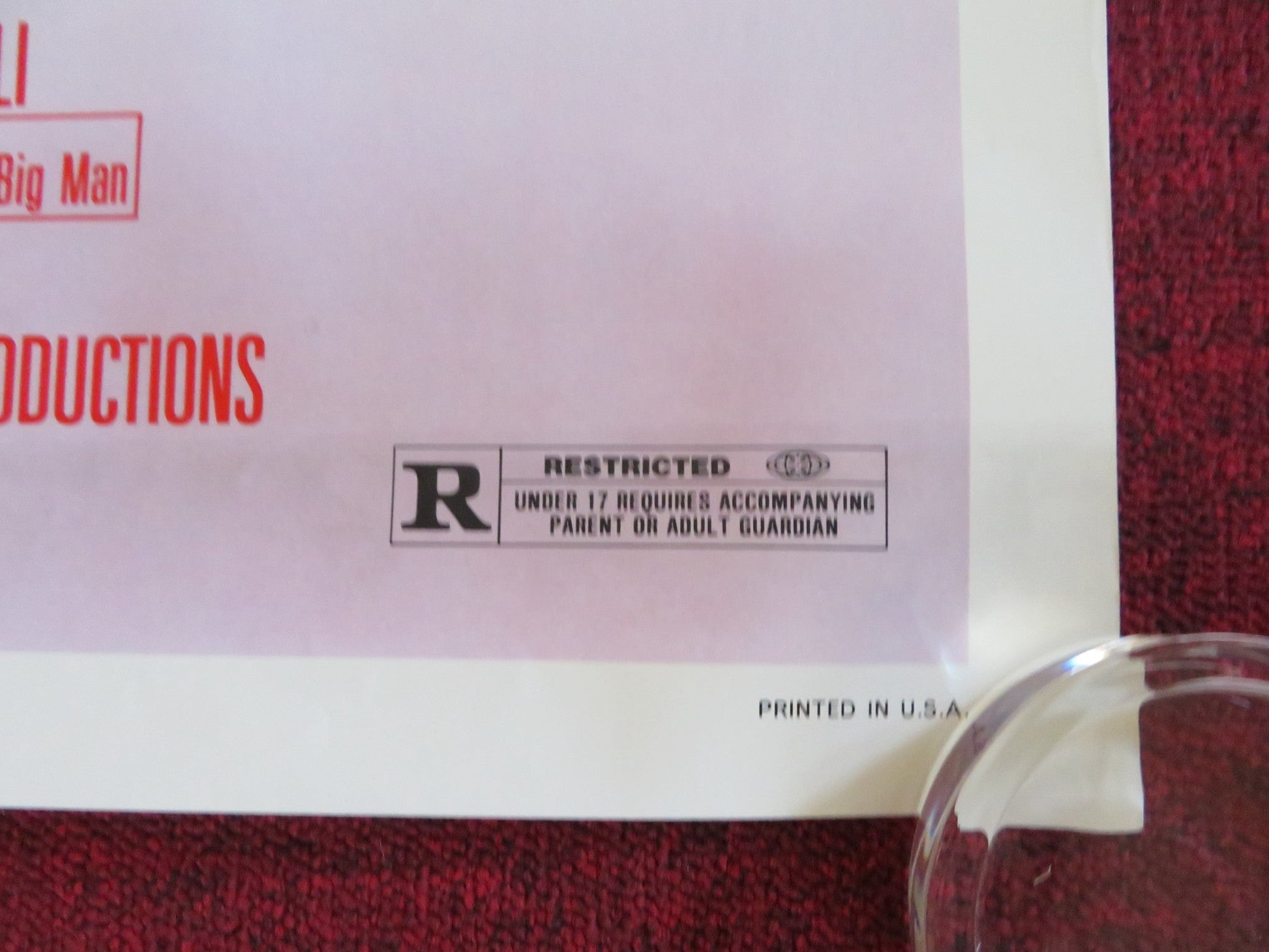 BODY AND SOUL US ONE SHEET ROLLED POSTER CANNON LEON ISAAC KENNEDY 1981 Rendezvous Cinema Movie posters