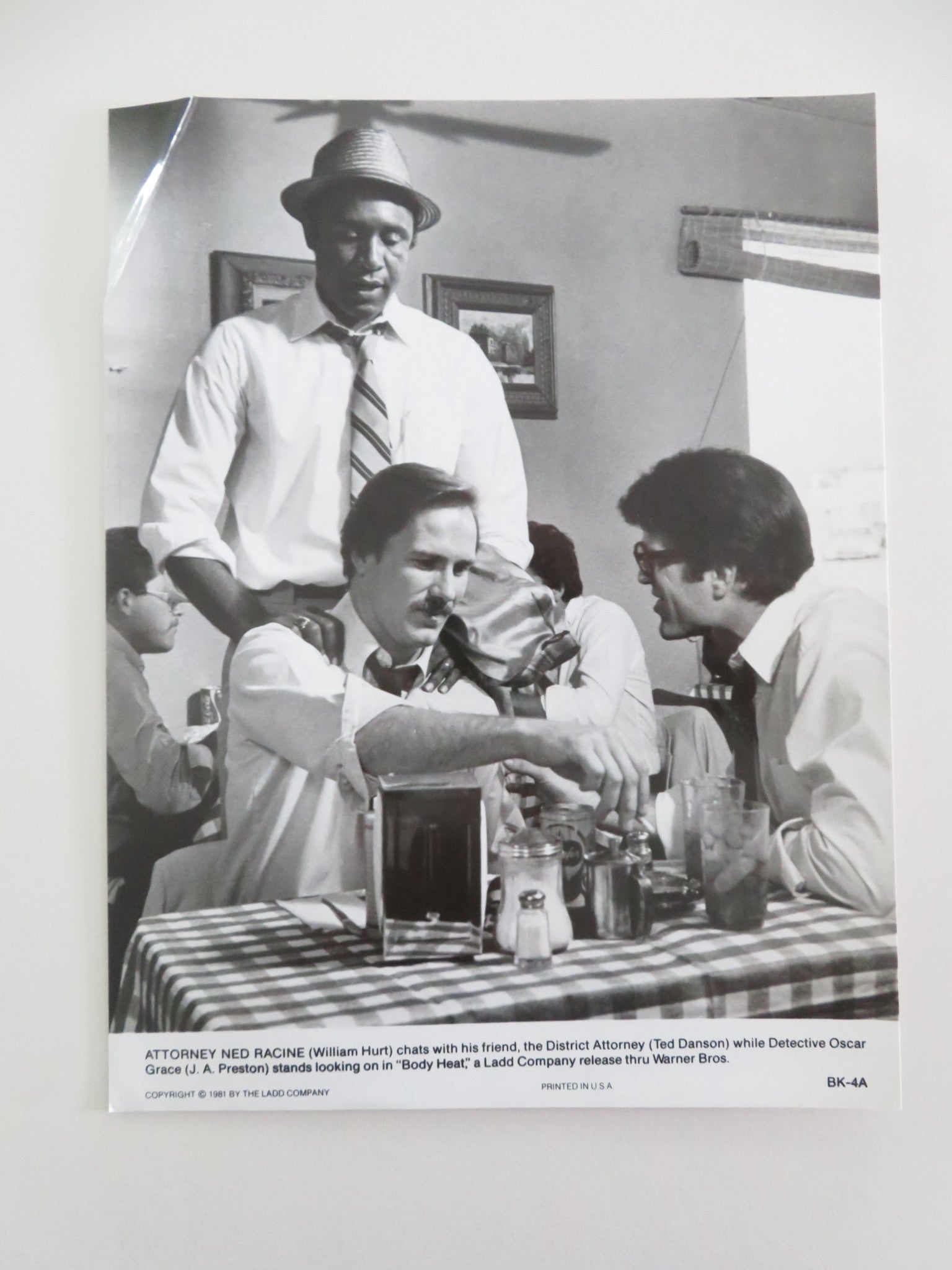 BODY HEAT MOVIE STILL PHOTO WILLIAM HURT TED DANSON 1981 Movie posters