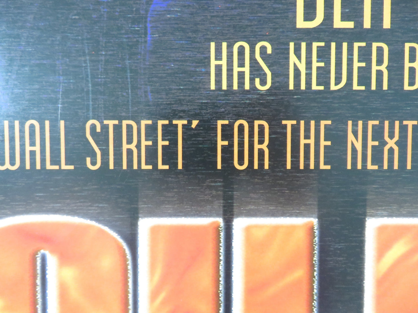 BOILER ROOM VHS POSTER ROLLED BEN AFFLECK VIN DIESEL 2000 Rendezvous Cinema Movie posters