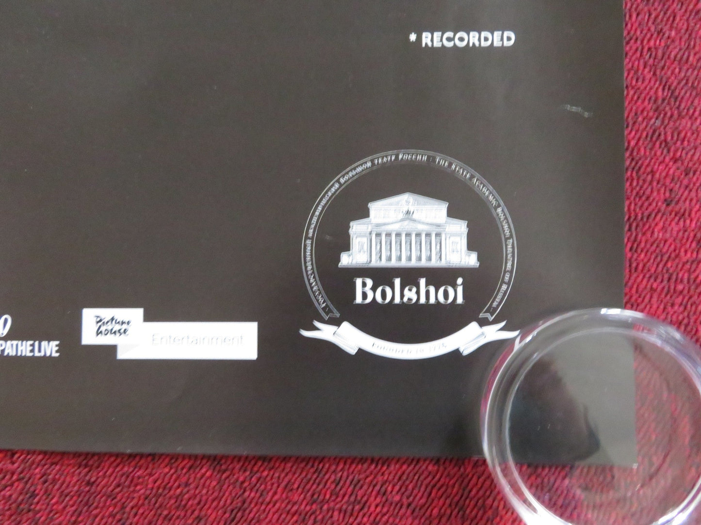 BOLSHOI BALLET IN CINEMAS 2016 2017 UK QUAD ROLLED POSTER LIVE IN MOSCOW 2016 Rendezvous Cinema Movie posters