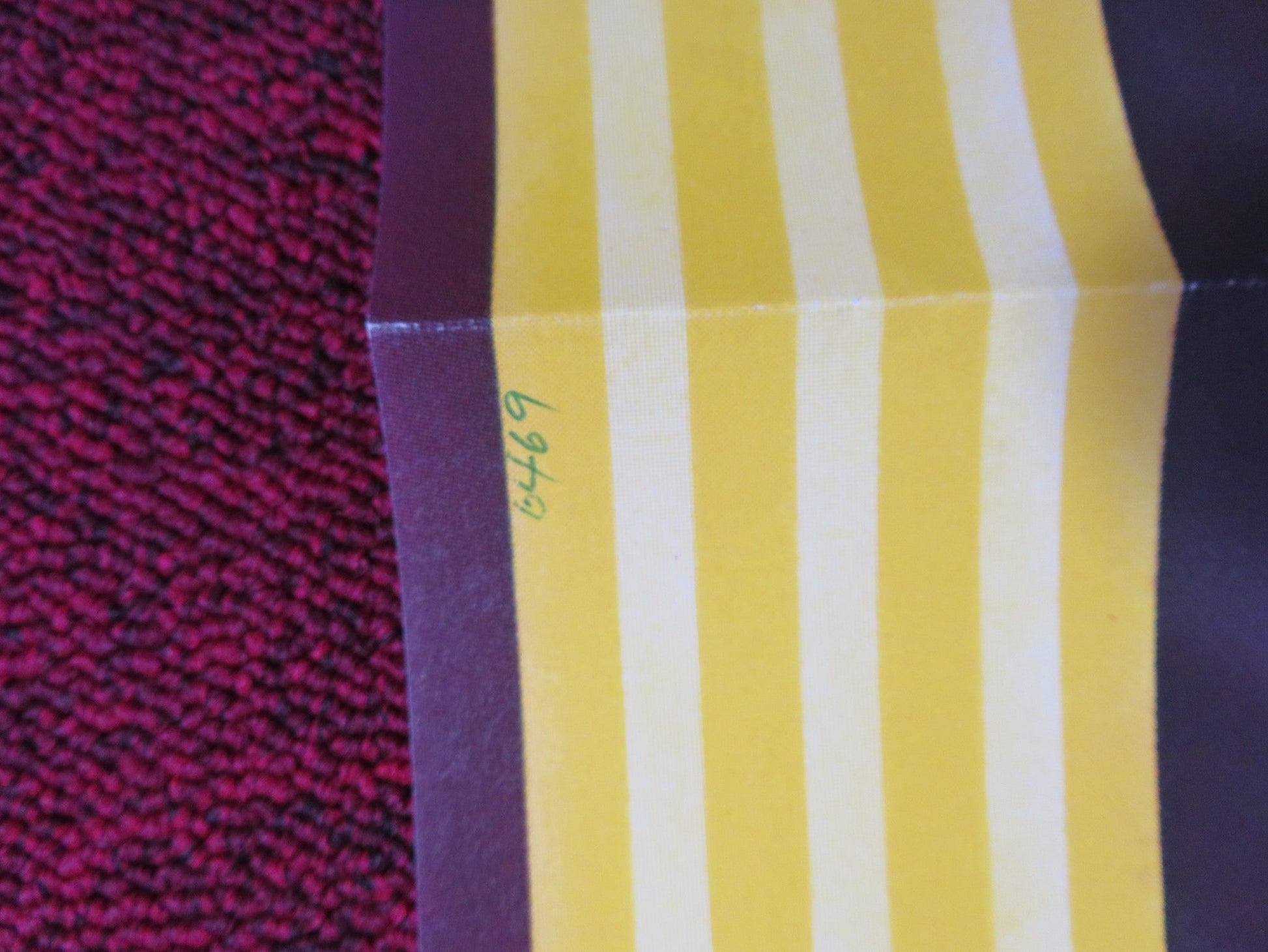 BOMBER & PAGANINI GERMAN A1 POSTER FOLDED MARIO ADORF TILO PRUCKNER 1976 Rendezvous Cinema Movie posters