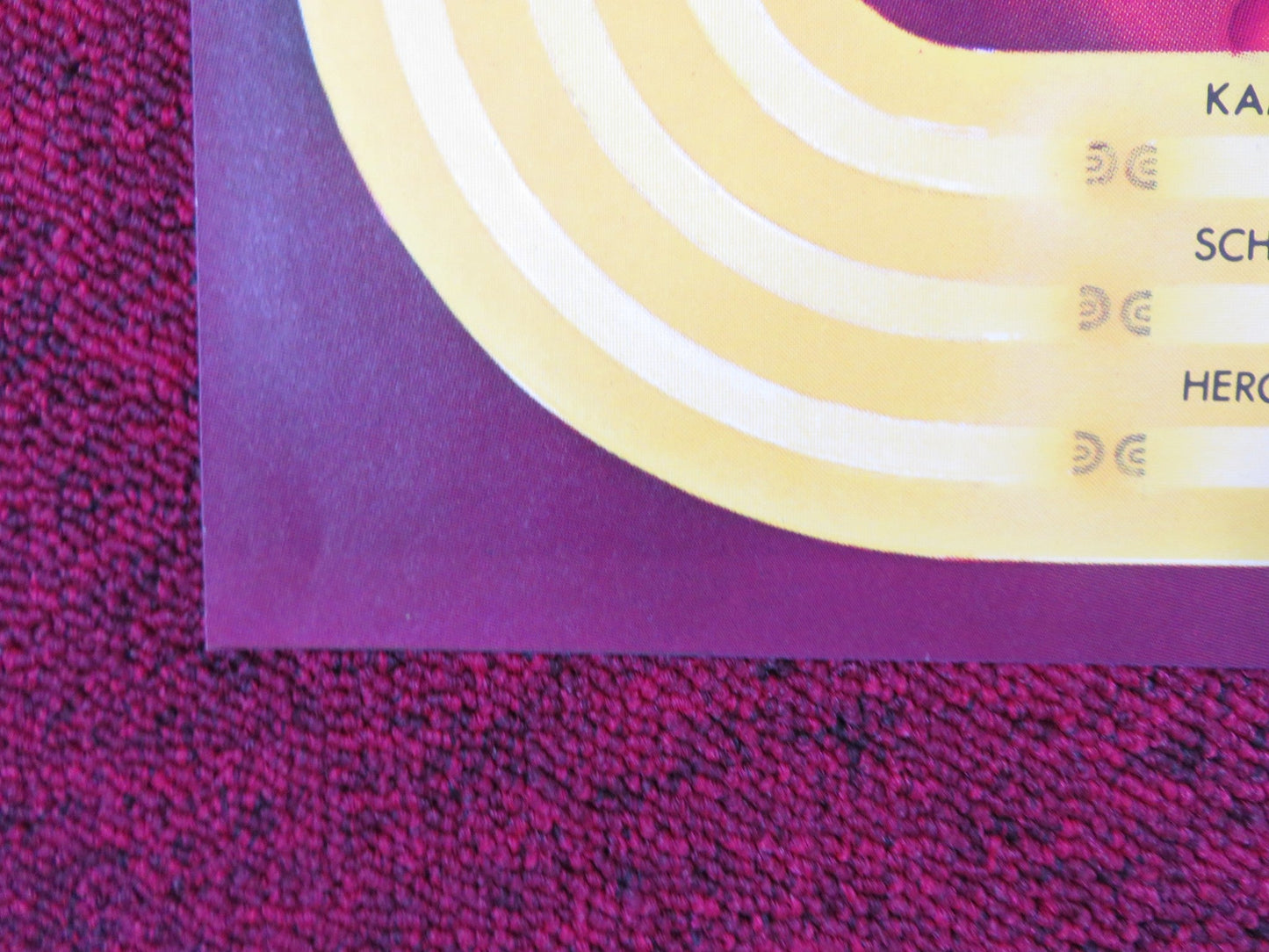 BOMBER & PAGANINI GERMAN A1 POSTER FOLDED MARIO ADORF TILO PRUCKNER 1976 Rendezvous Cinema Movie posters