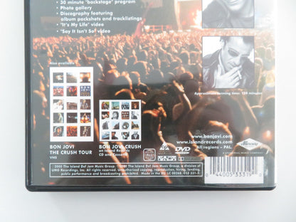 BON JOVI: THE CRUSH TOUR (DVD) JON BON JOVI RICHIE SAMBORA 2000 REGION ALL Movie posters