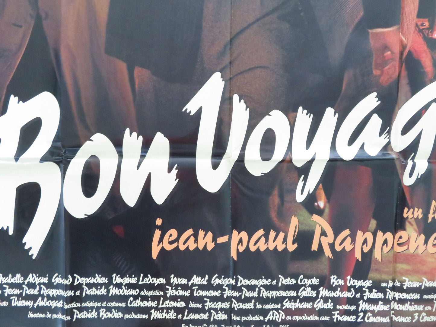 Bon Voyage French Grande Poster Isabelle Adjani Gerard Depardieu 2003 Movie posters