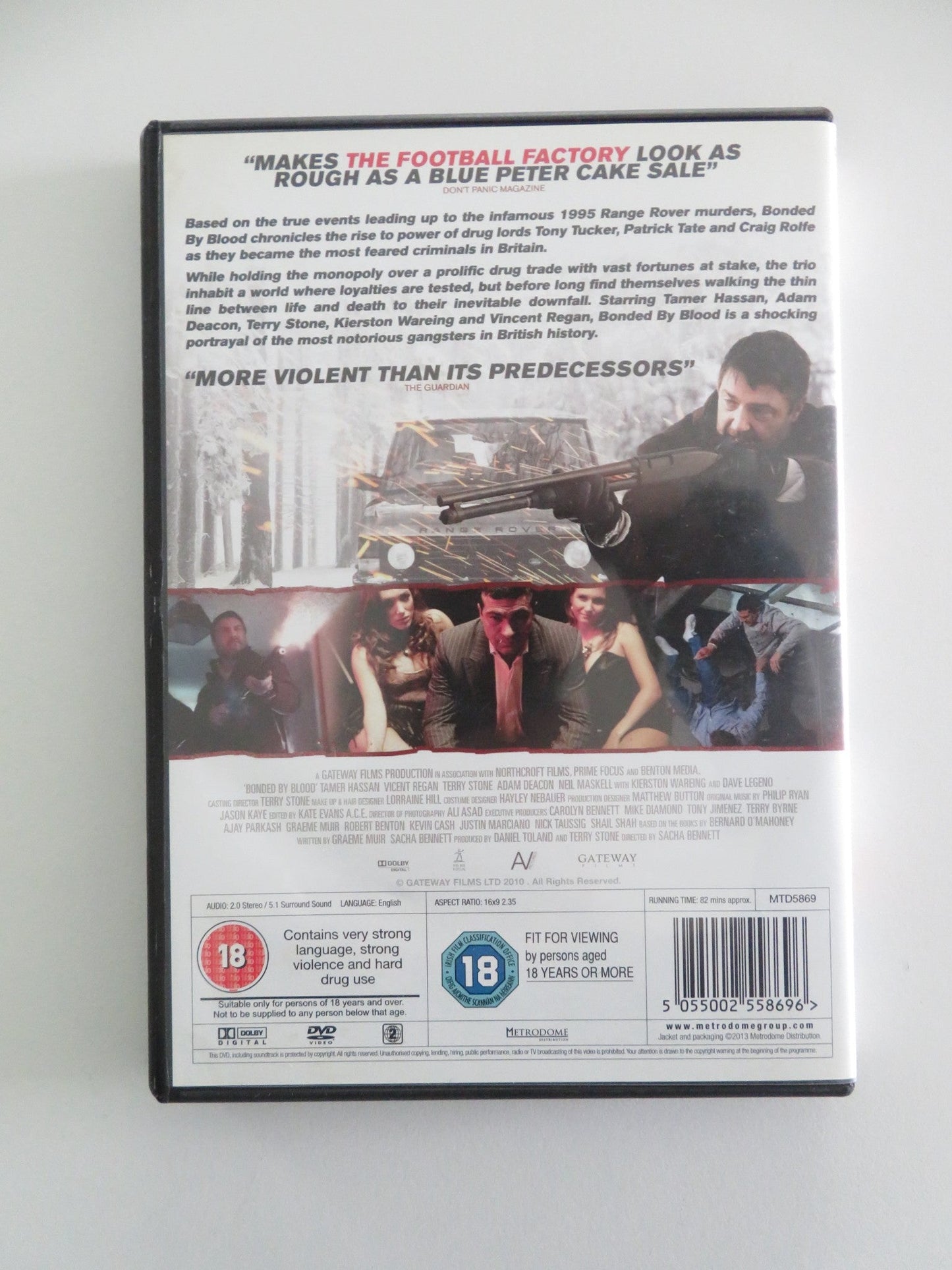 Bonded by Blood (DVD) Tamer Hassan Vincent Regan 2010 Region 2 Movie posters