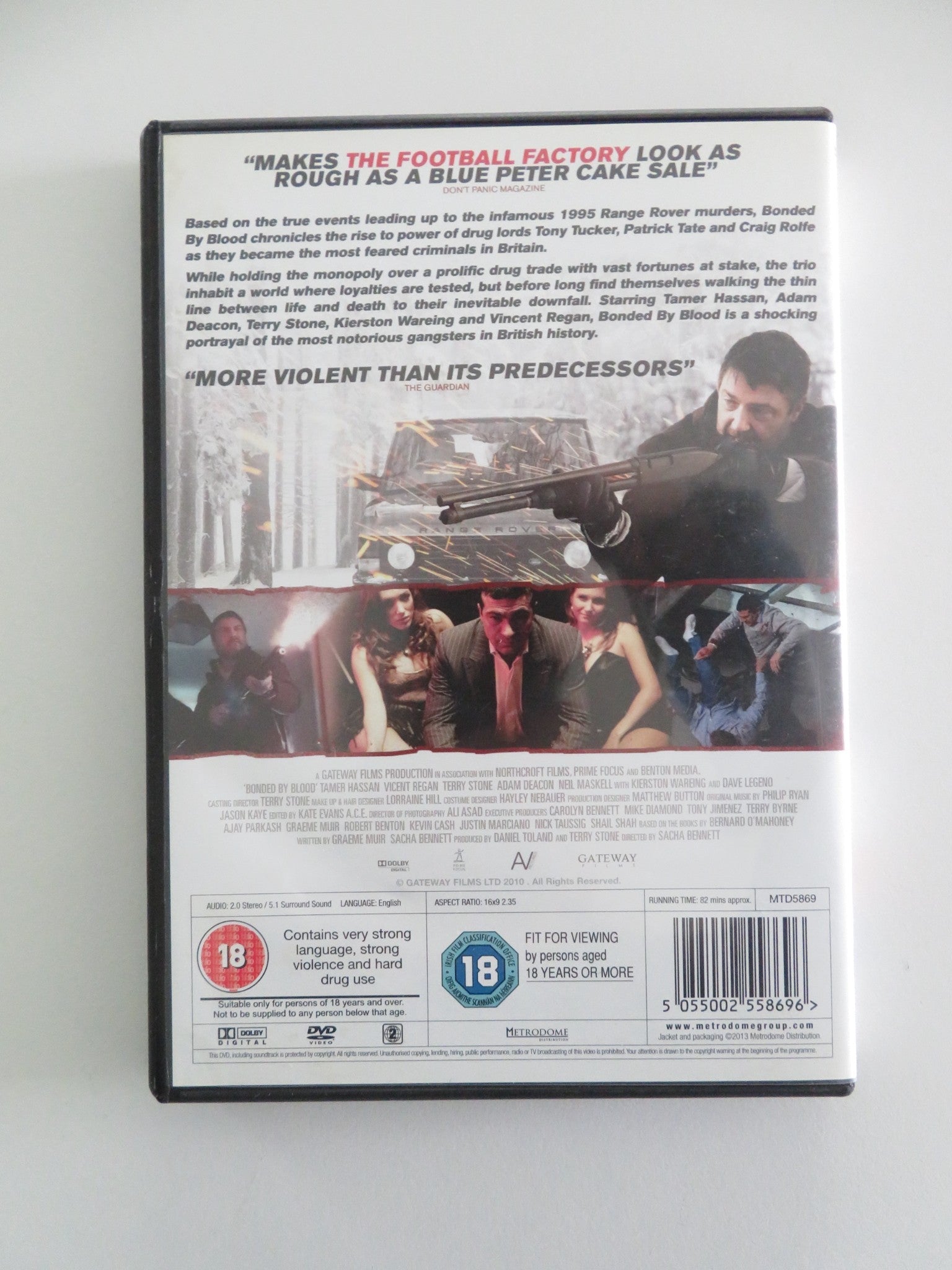 Bonded by Blood (DVD) Tamer Hassan Vincent Regan 2010 Region 2 Movie posters