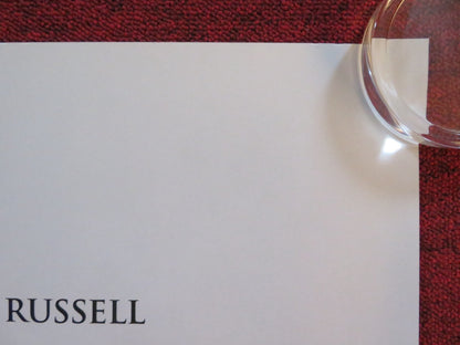 BONES AND ALL UK QUAD ROLLED POSTER TAYLOR RUSSELL TIMOTHEE CHALAMET 2022 Rendezvous Cinema Movie posters