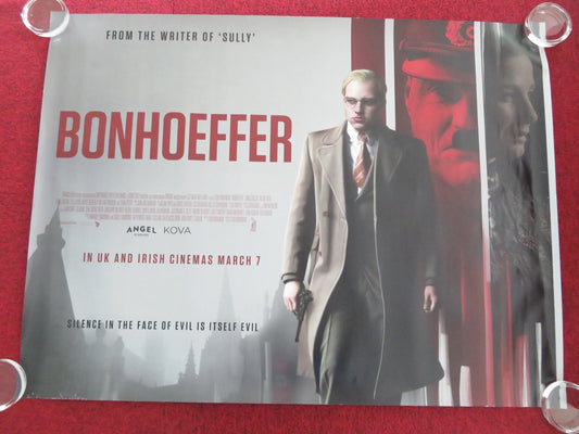 BONHOEFFER UK QUAD ROLLED POSTER JONAS DASSLER PHILEAS HEYBLOM 2024 Movie posters