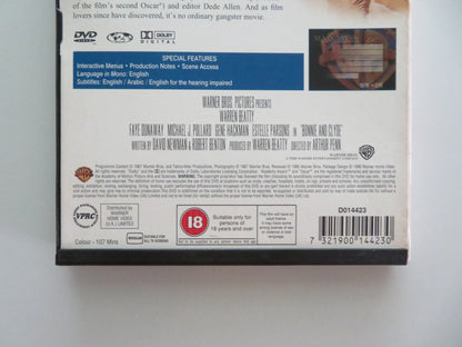 BONNIE AND CLYDE - B (DVD) WARREN BEATTY FAYE DUNAWAY 1967 REGION 2 Movie posters