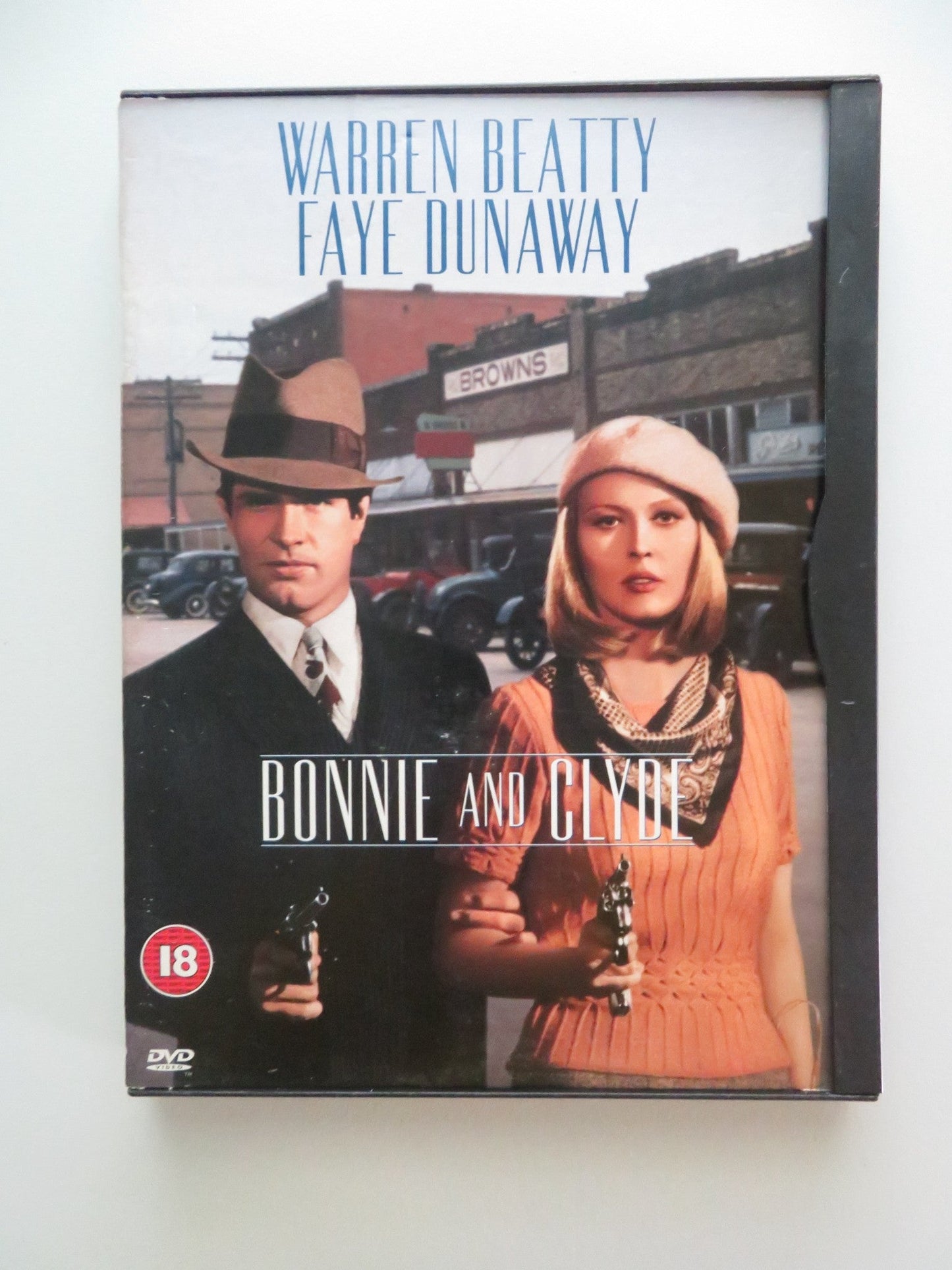 BONNIE AND CLYDE - B (DVD) WARREN BEATTY FAYE DUNAWAY 1967 REGION 2 Movie posters