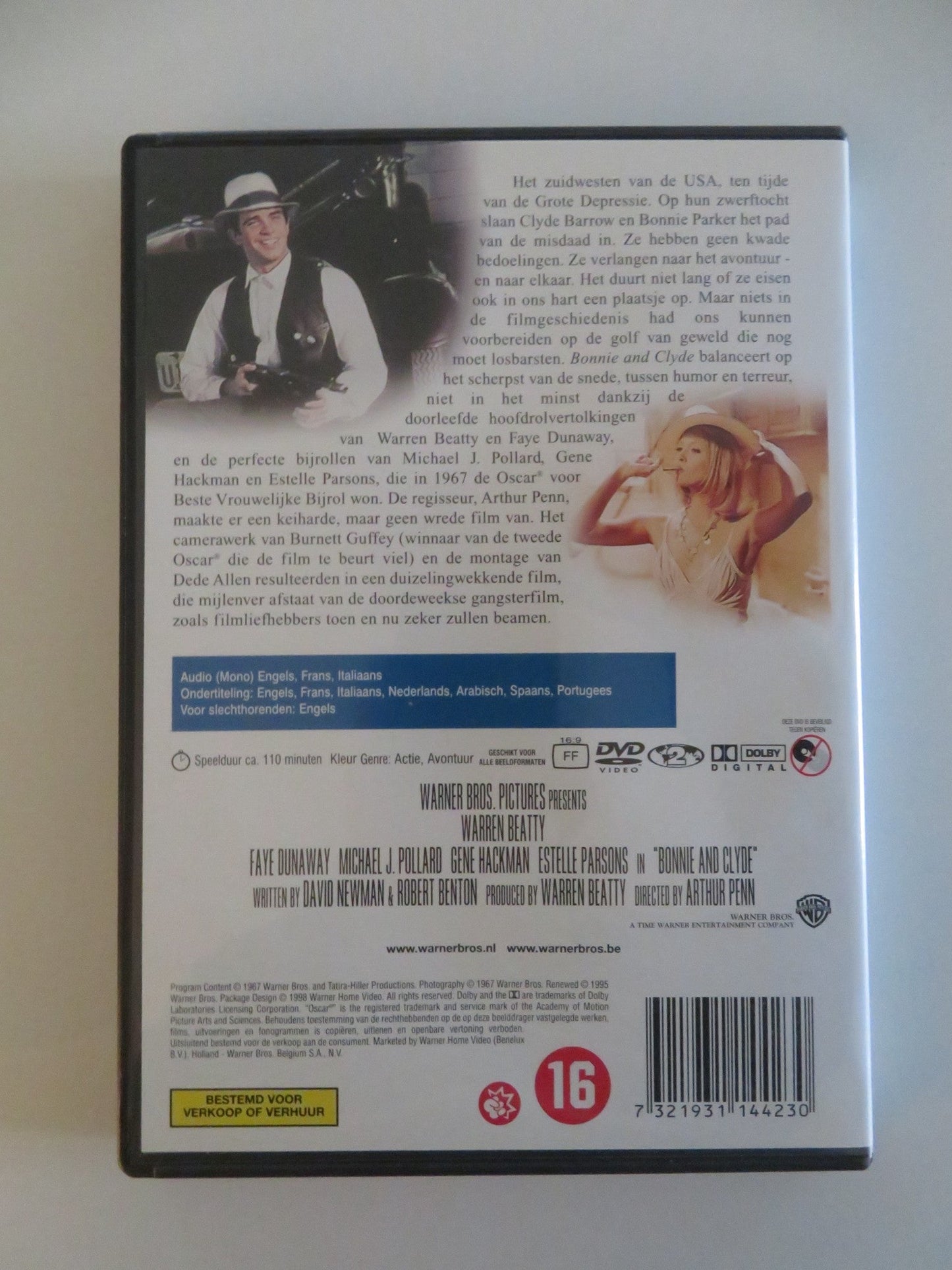 BONNIE AND CLYDE (DVD) WARREN BEATTY FAYE DUNAWAY 1967 REGION 2 Movie posters