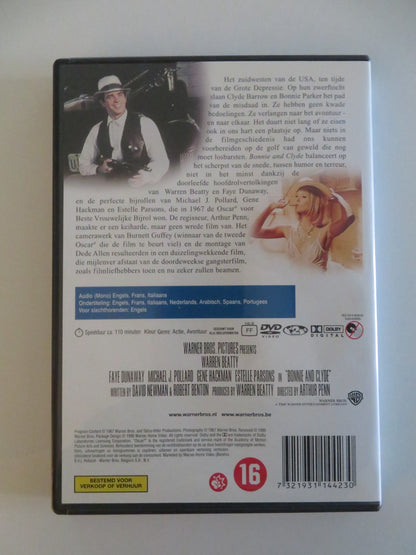 BONNIE AND CLYDE (DVD) WARREN BEATTY FAYE DUNAWAY 1967 REGION 2 Movie posters