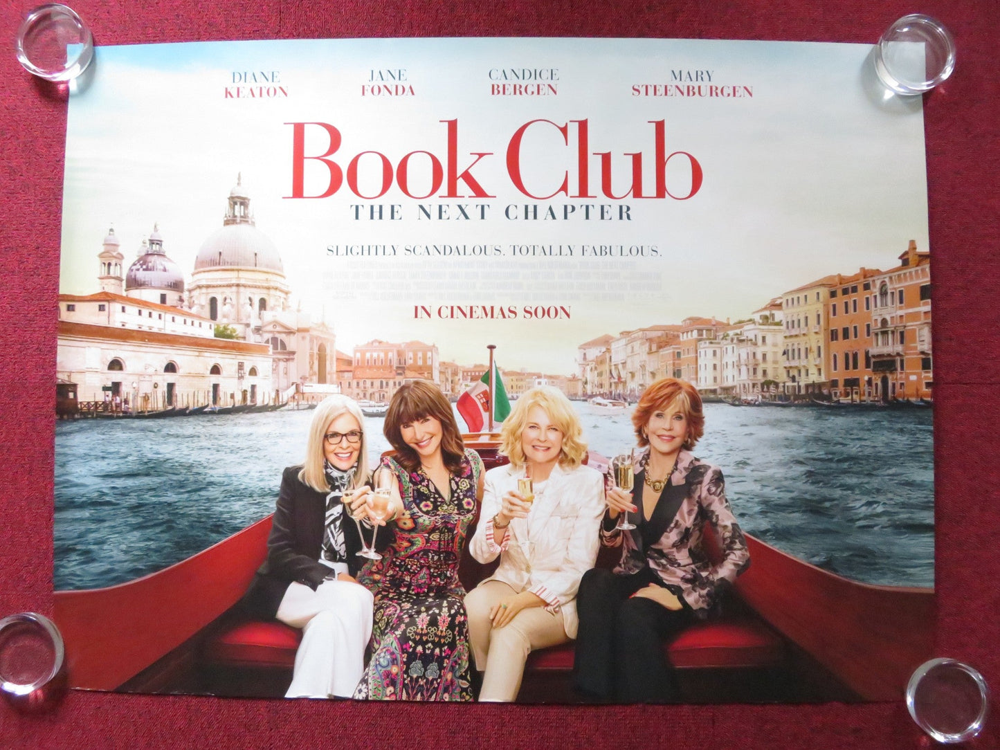 BOOK CLUB: THE NEXT CHAPTER UK QUAD ROLLED POSTER DIANE KEATON JANE FONDA 2023 Rendezvous Cinema Movie posters