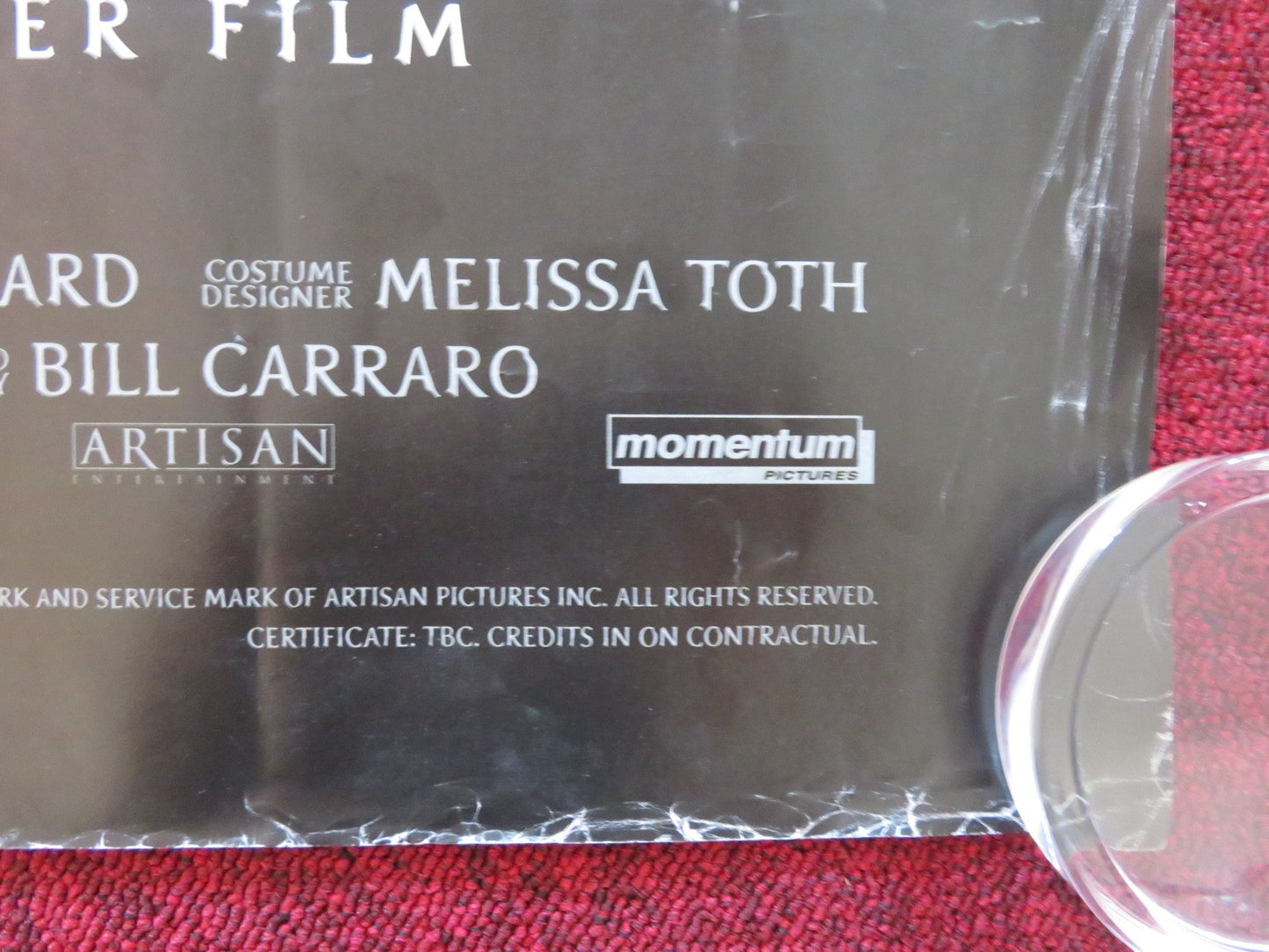 BOOK OF SHADOWS: BLAIR WITCH 2 UK QUAD ROLLED POSTER KURT LODER SCARBOROUGH 2000 Rendezvous Cinema Movie posters