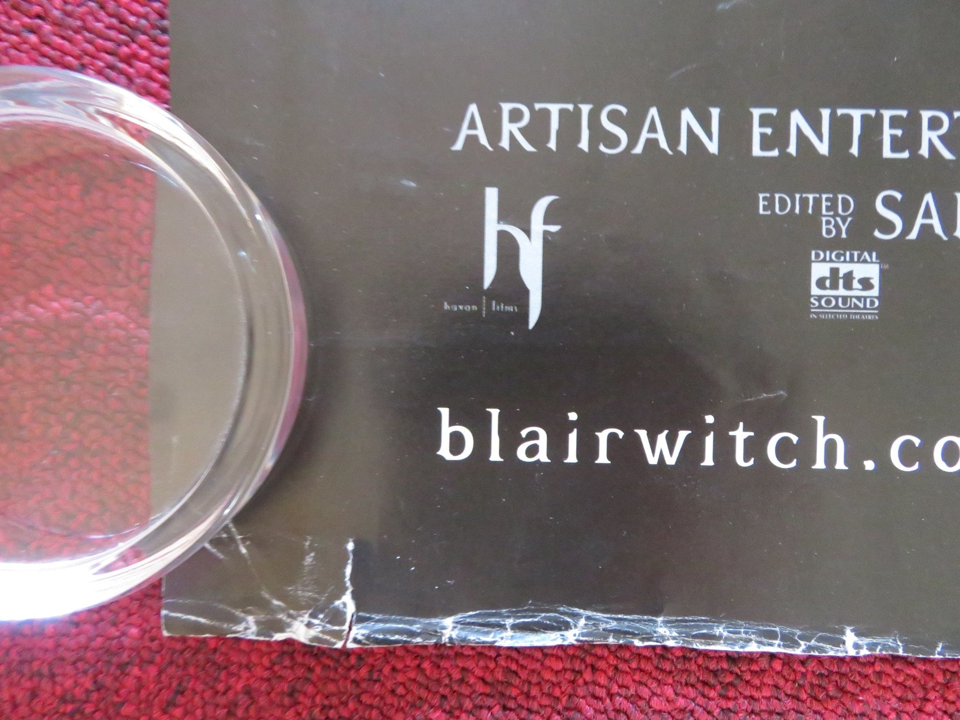 BOOK OF SHADOWS: BLAIR WITCH 2 UK QUAD ROLLED POSTER KURT LODER SCARBOROUGH 2000 Rendezvous Cinema Movie posters